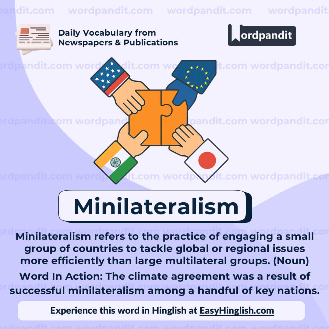 Minilateralism (wp)
