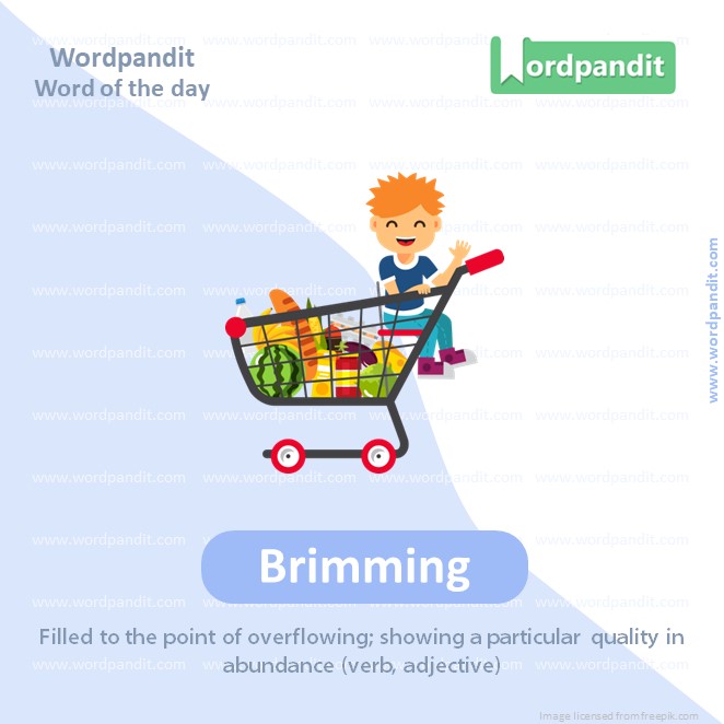 Brimming Picture Vocabulary Brimming Picture Vocabulary