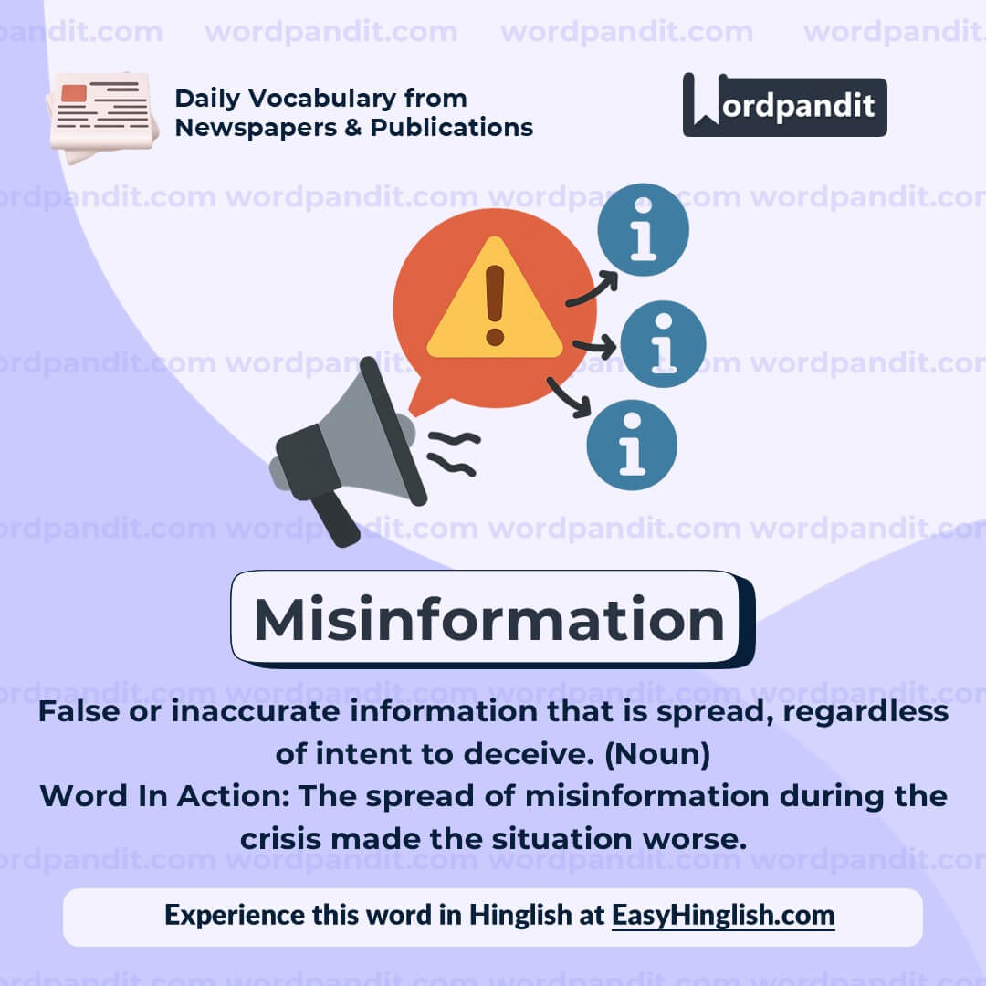 Misinformation