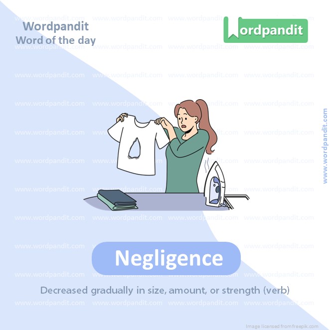 Negligence Picture Vocabulary
