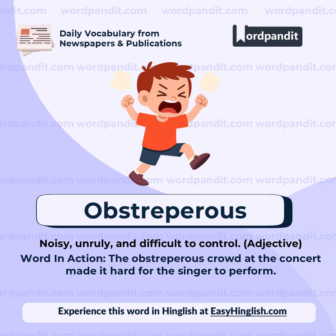 Obstreperous (wp)