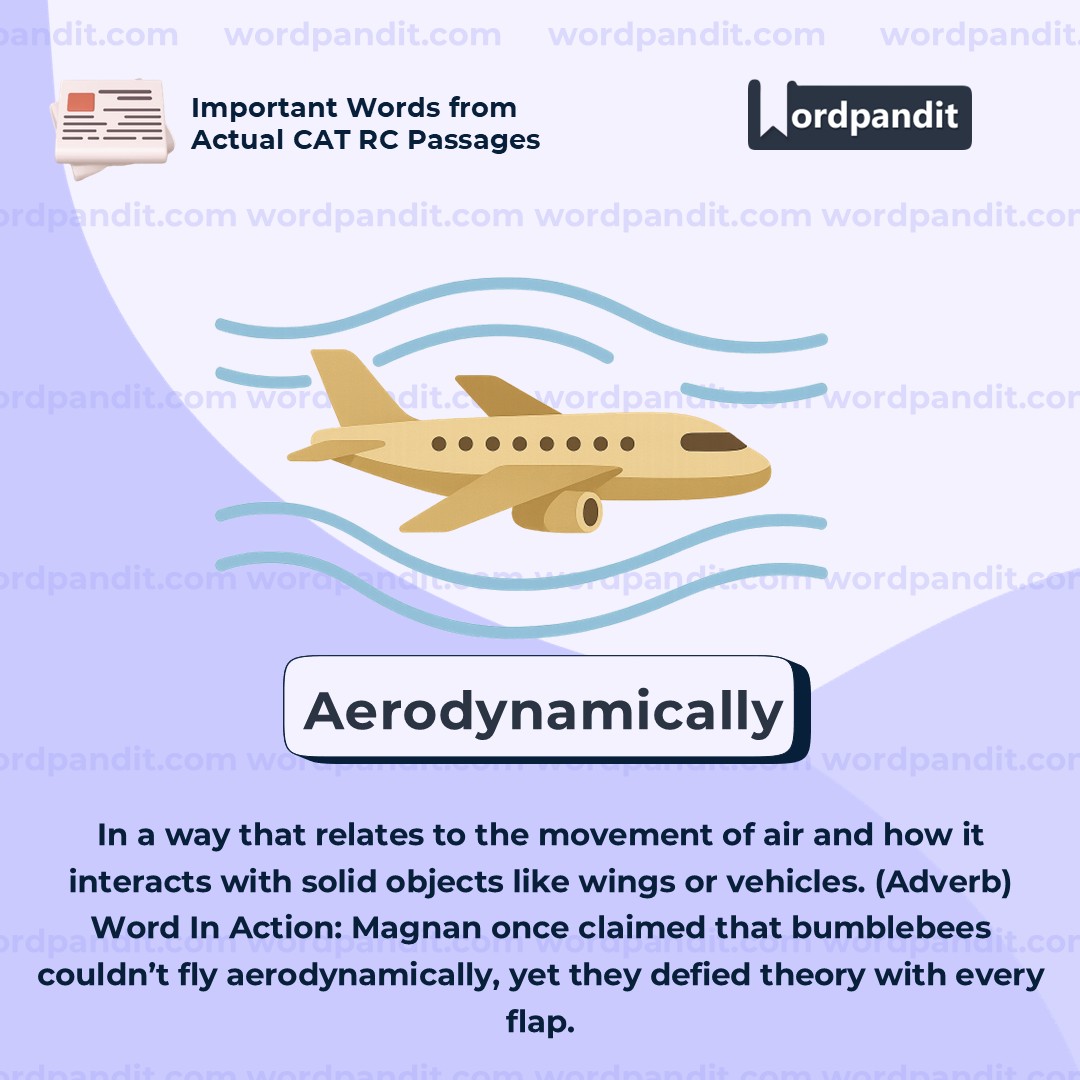 Aerodynamically