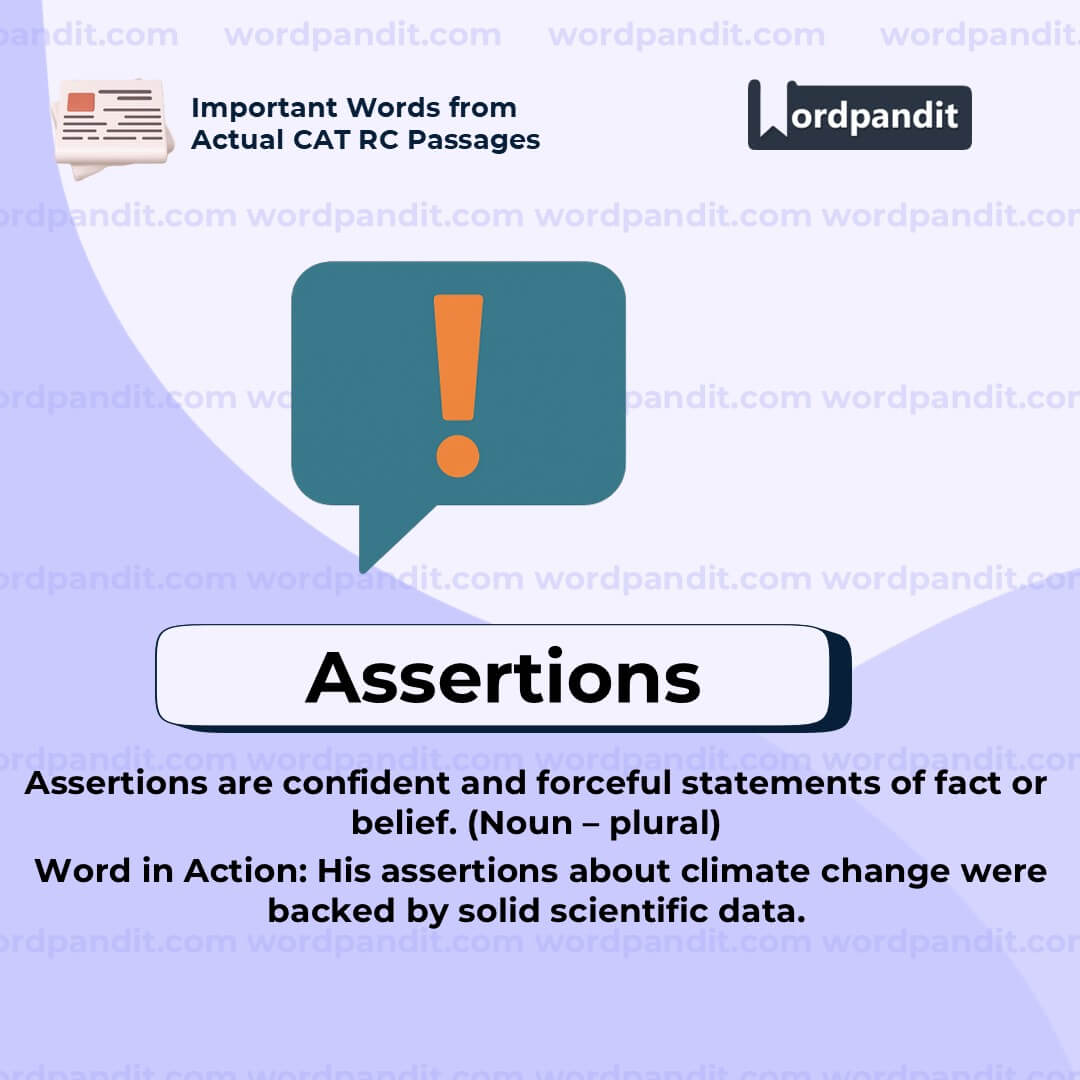Assertions