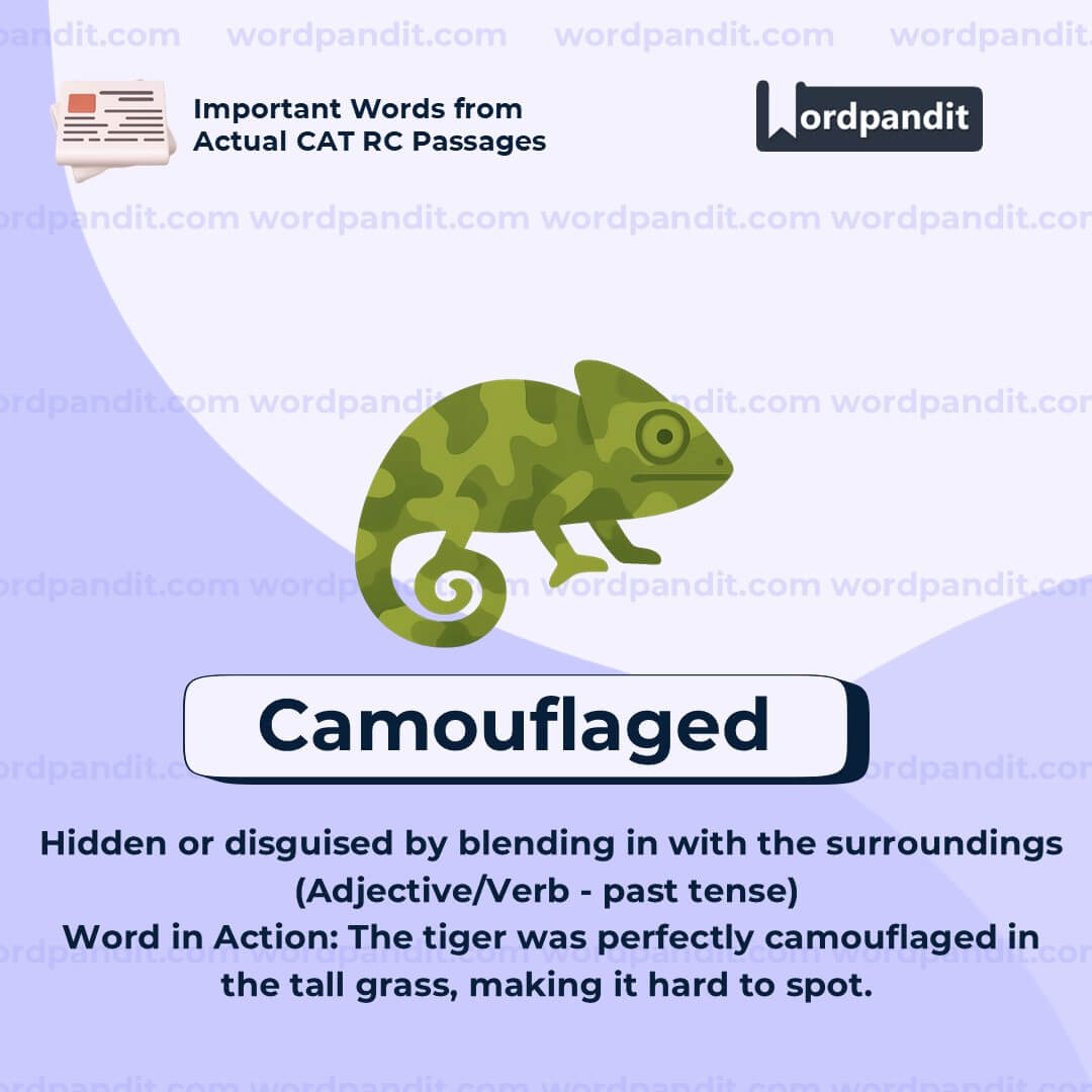 Camouflaged
