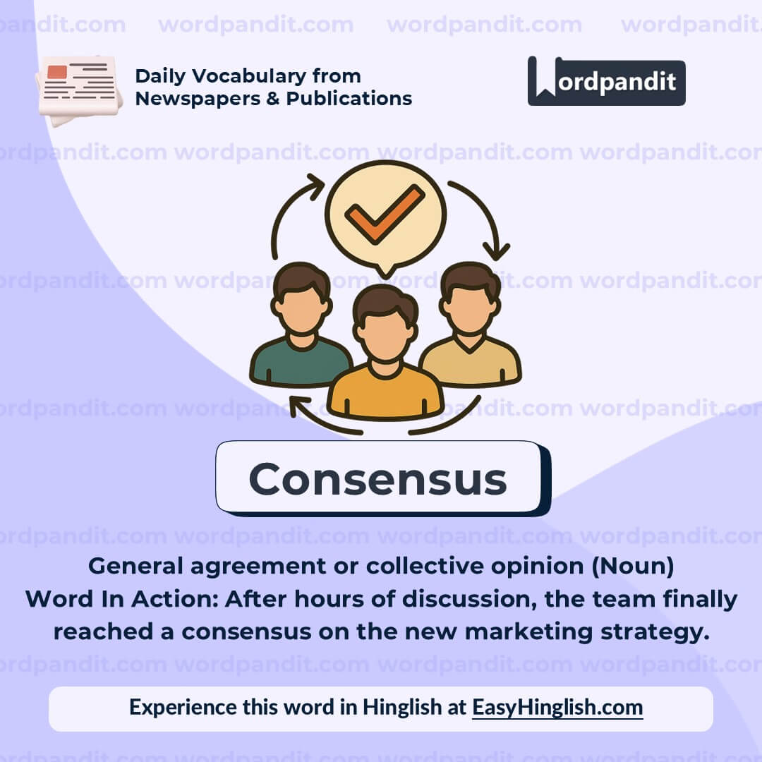 Consensus Vocabulary Post Consensus Vocabulary Post