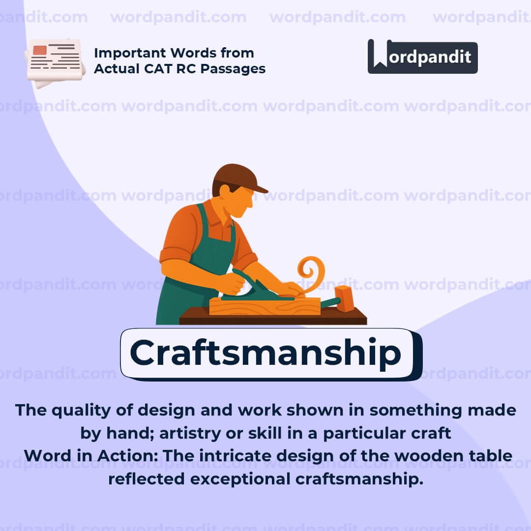 Craftsmanship Craftsmanship