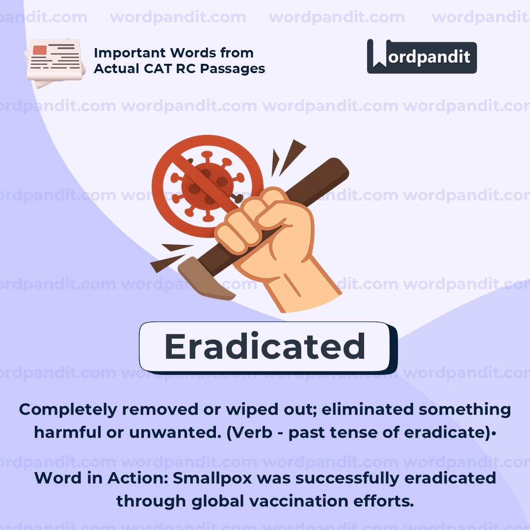 Eradicated