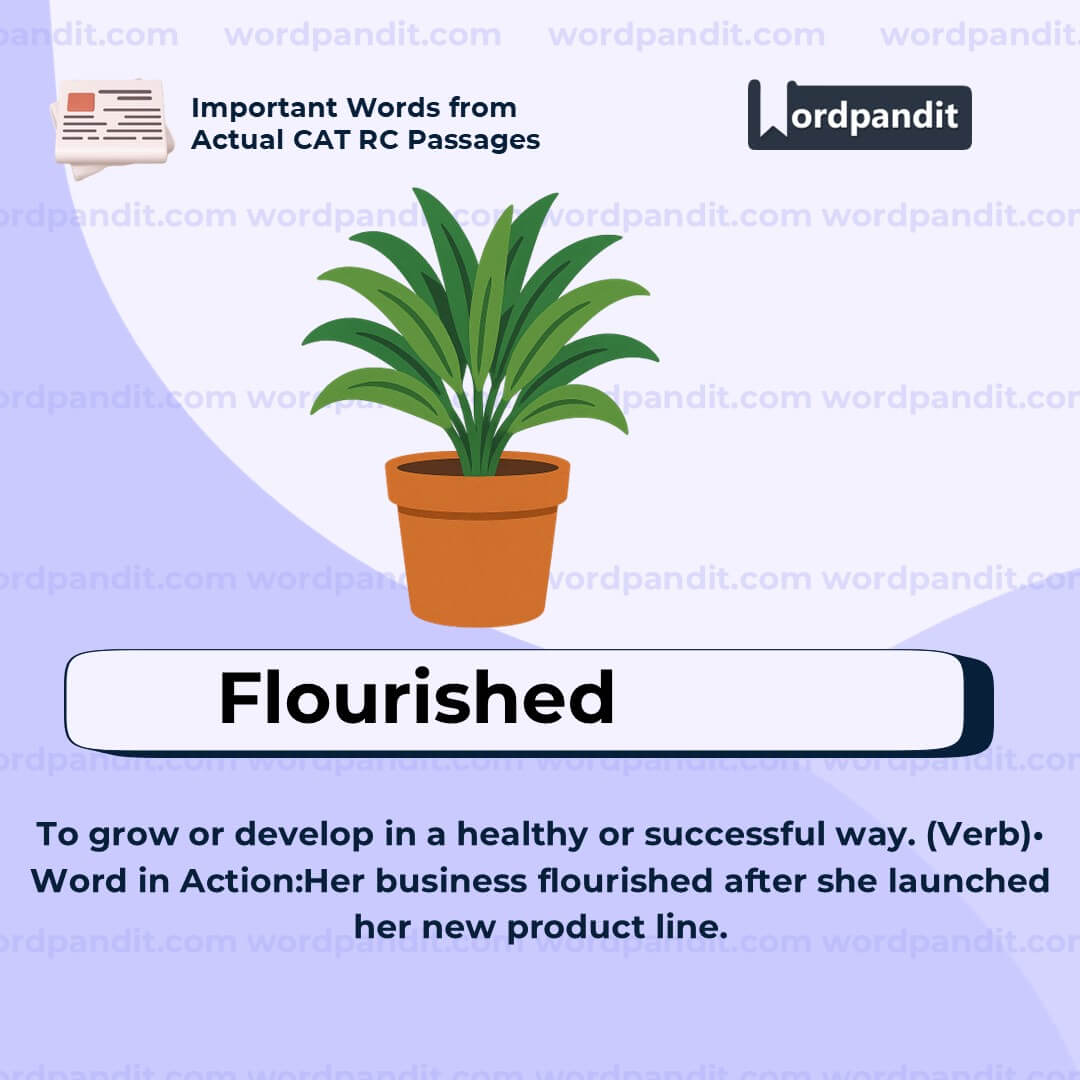 Flourished