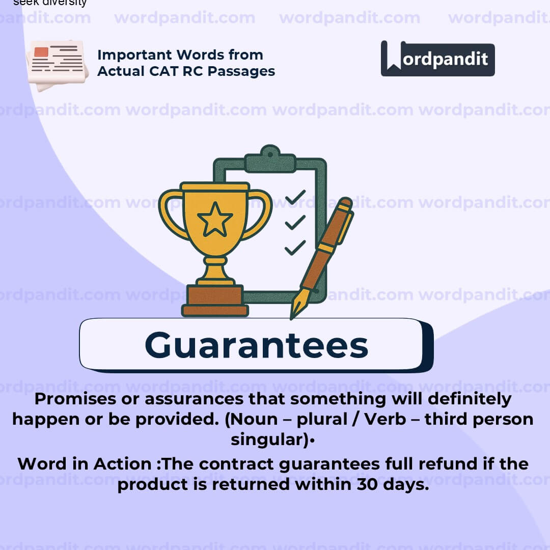 Guarantees
