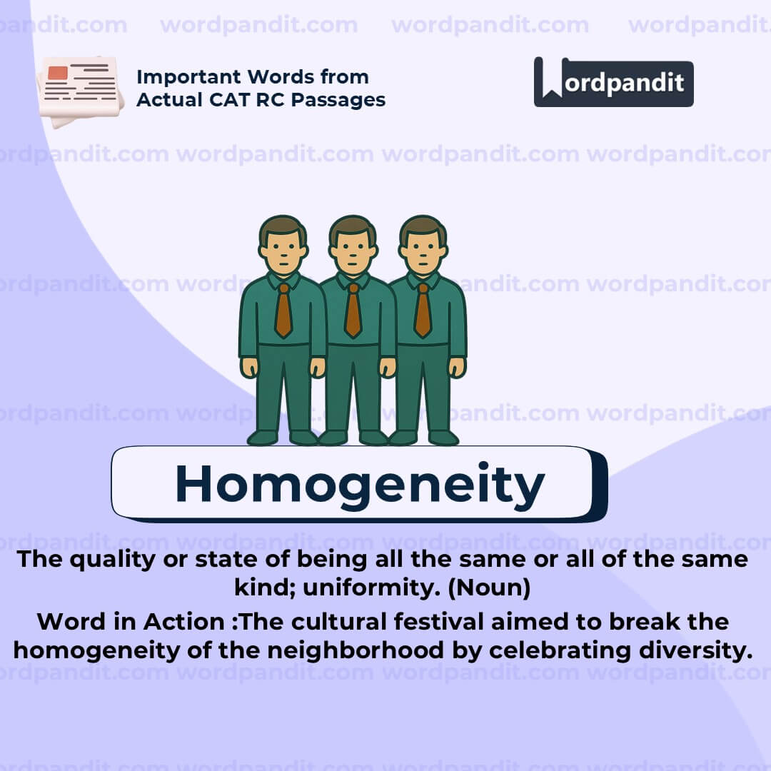 Homogeneity