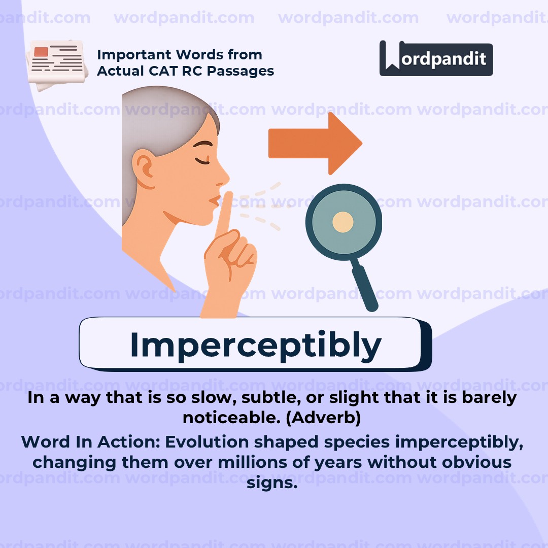 Imperceptibly