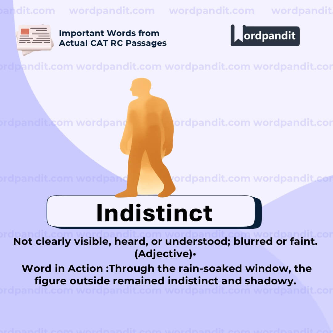 Indistinct