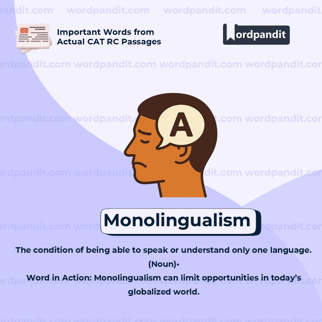 Monolingualism