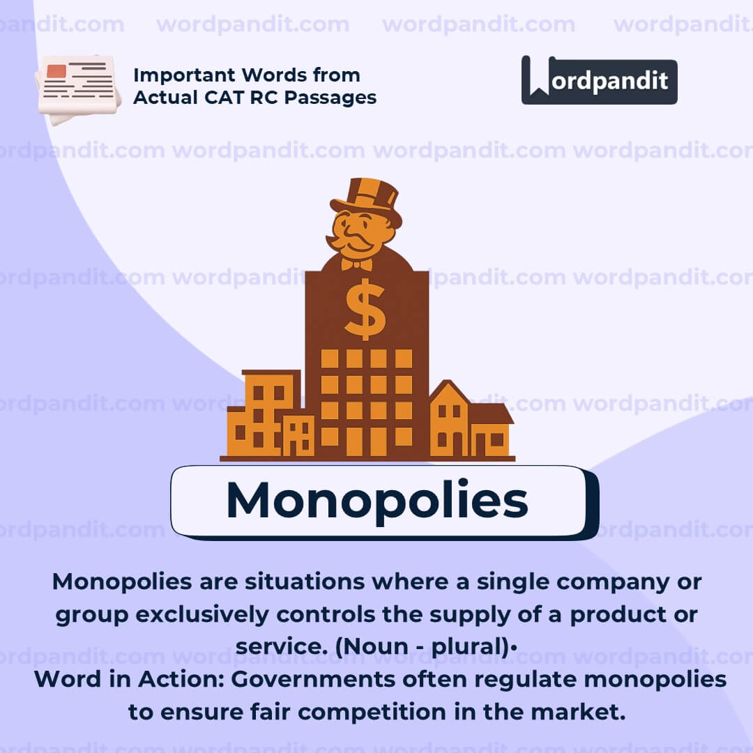 Monopolies Monopolies