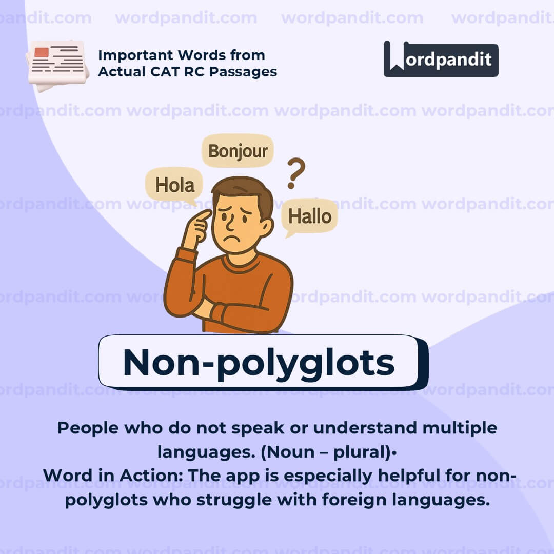 Non Polyglots