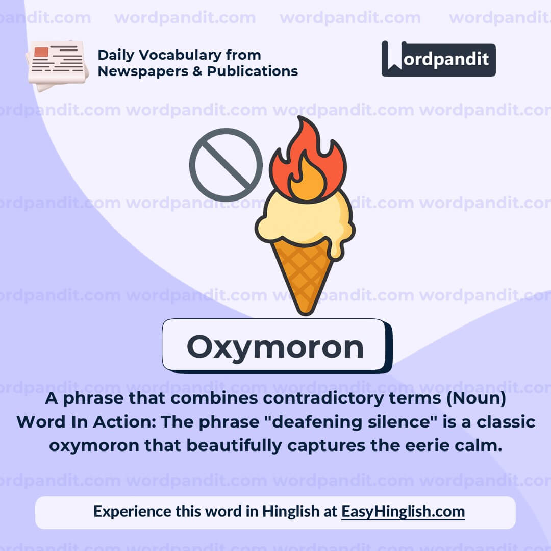 Oxymoron Vocabulary Post (1) Oxymoron Vocabulary Post (1)