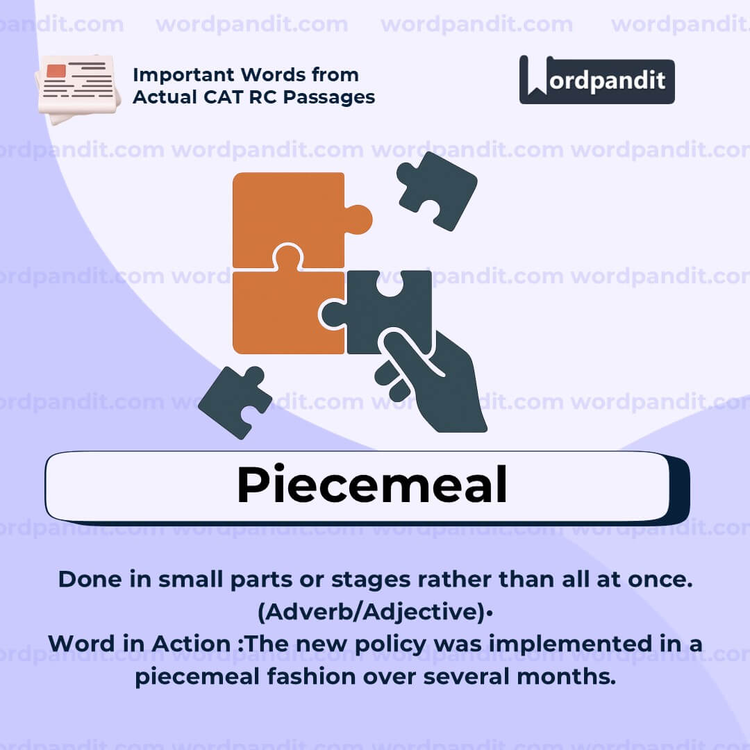 Piecemeal