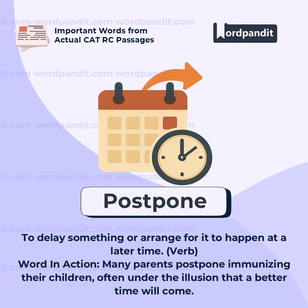 Postpone