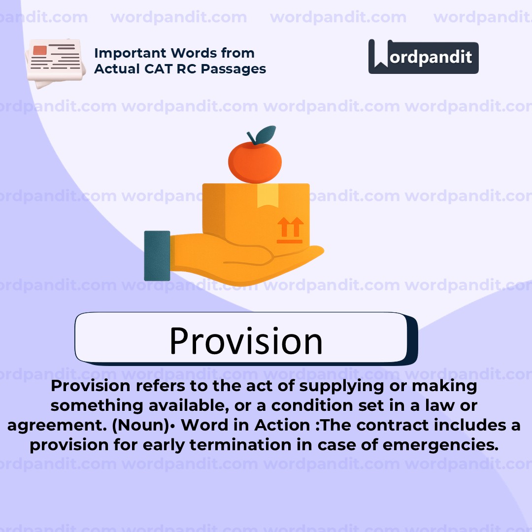 Provision