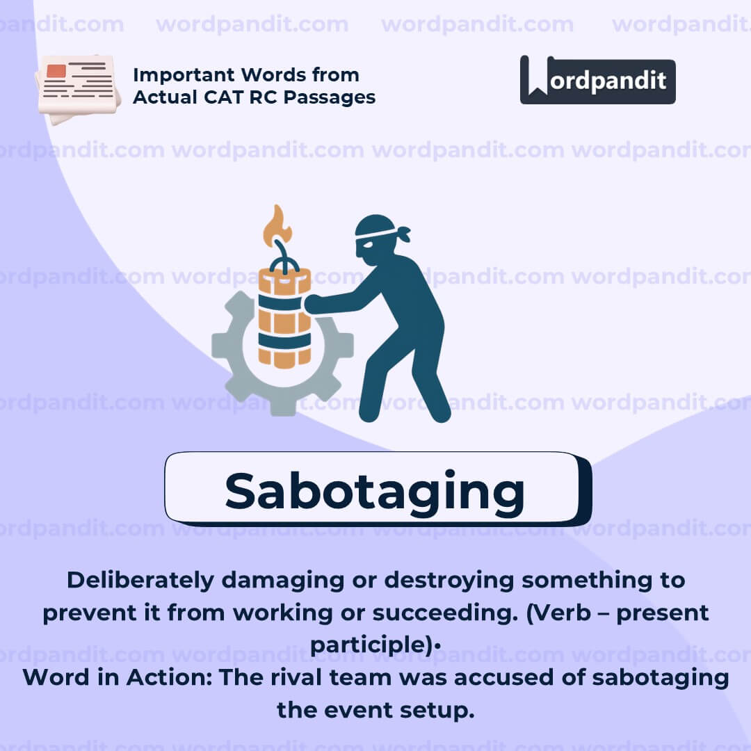 Sabotaging