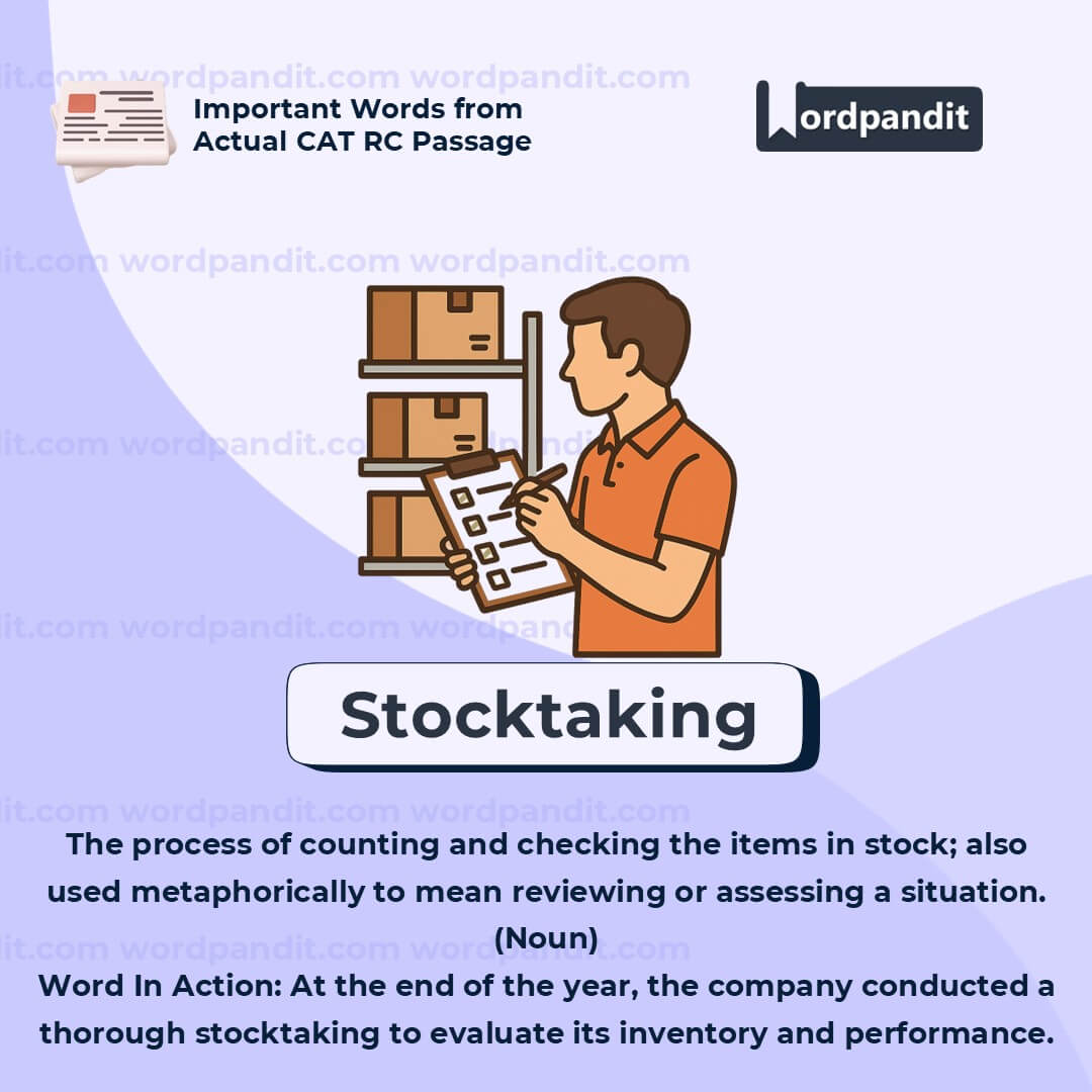 Stocktaking