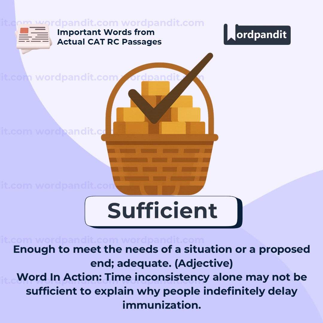 Sufficient