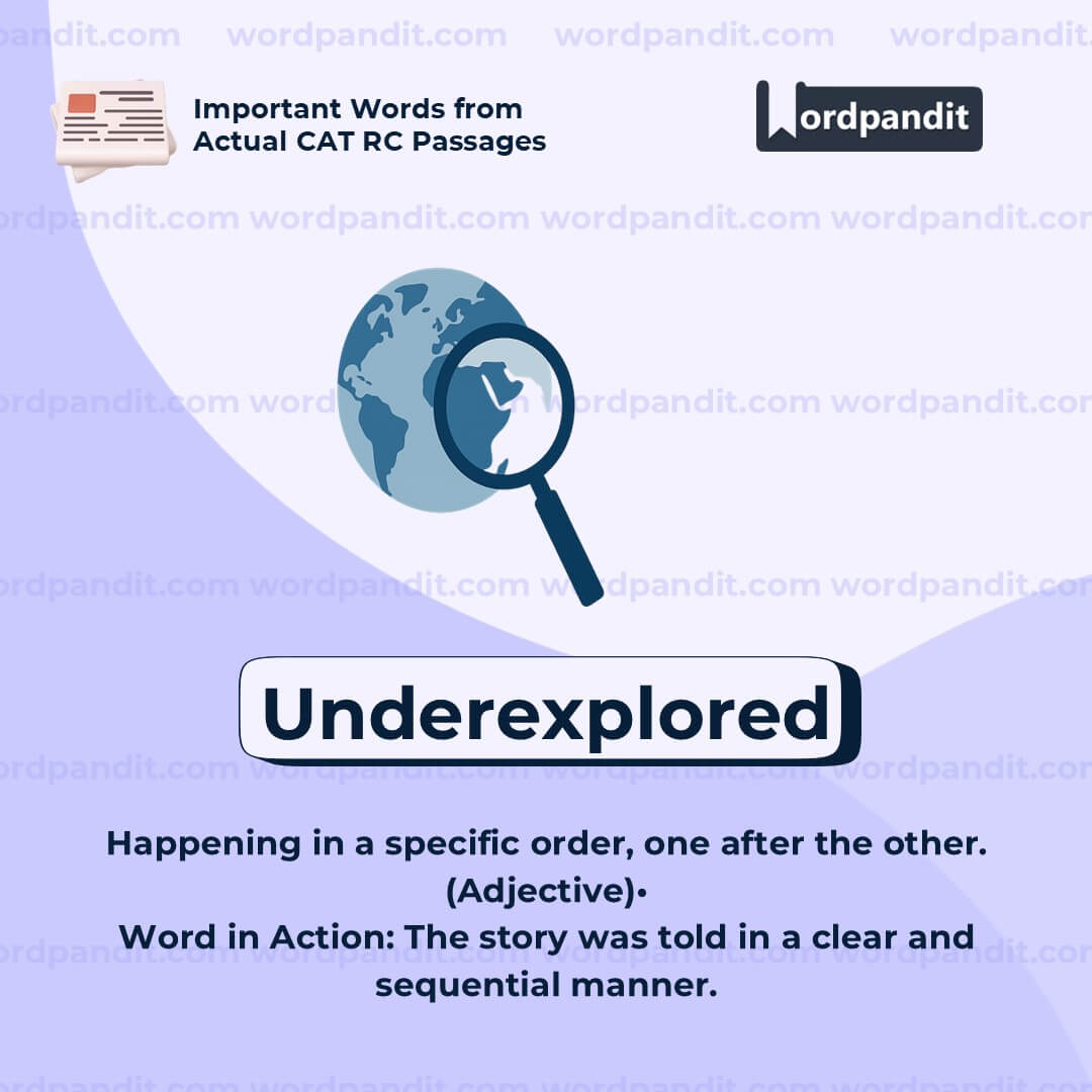 Underexplored Underexplored