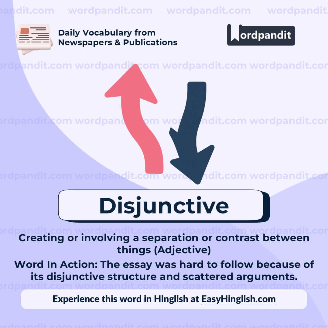Disjunctive