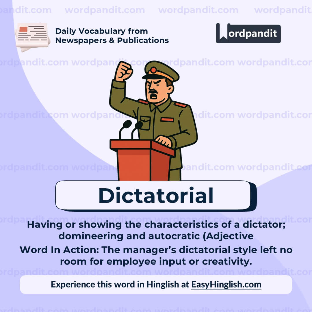 Dictatorial Dictatorial