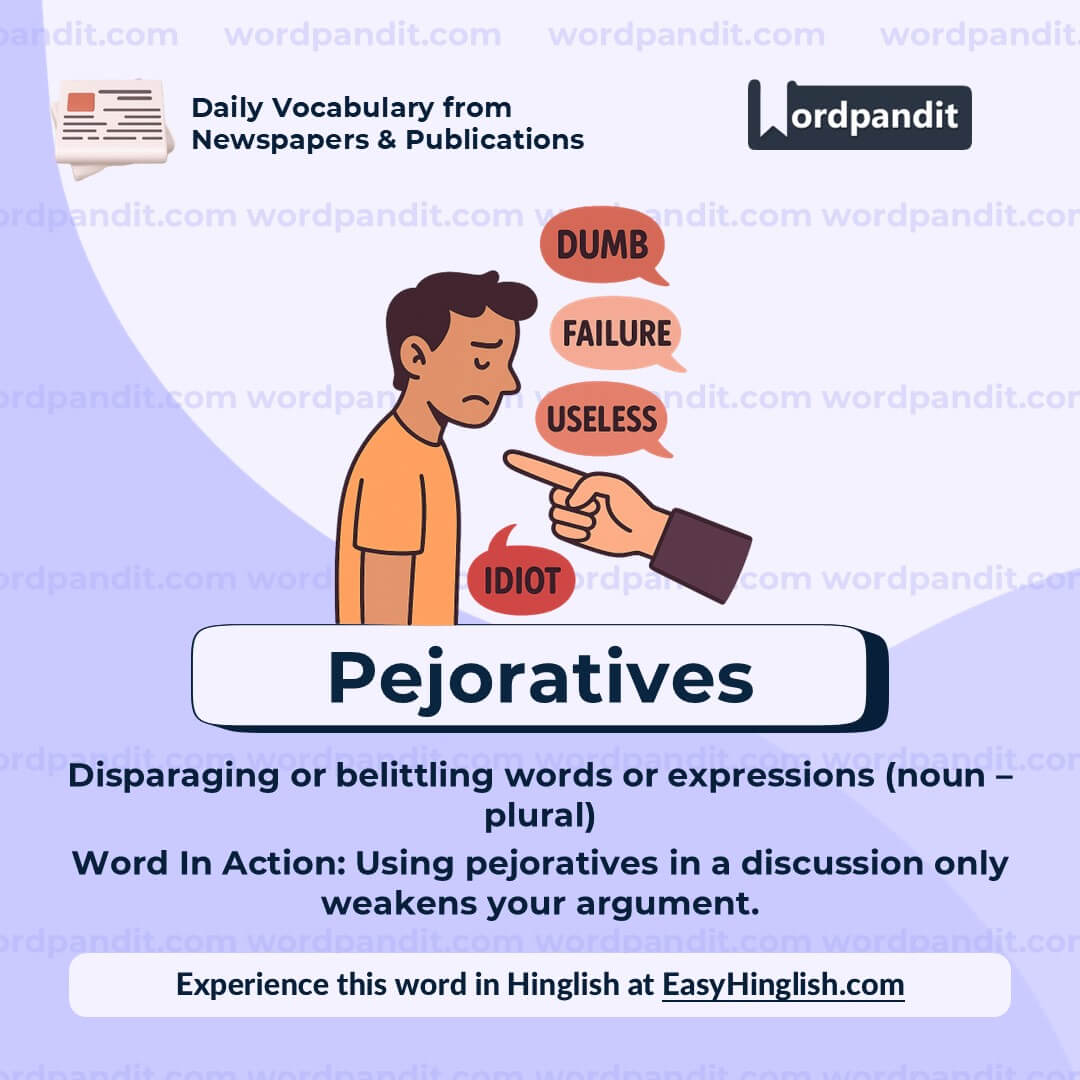 Pejoratives