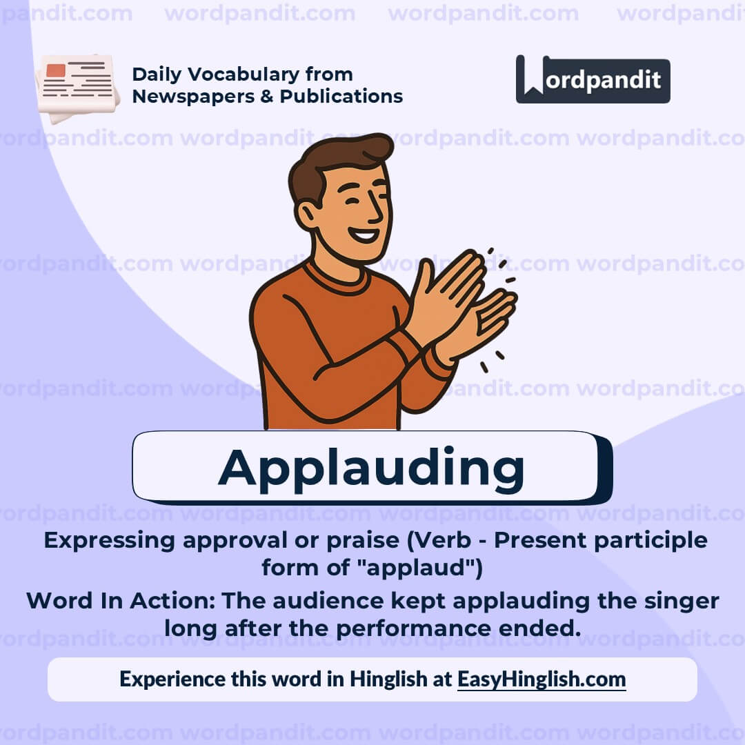Applauding