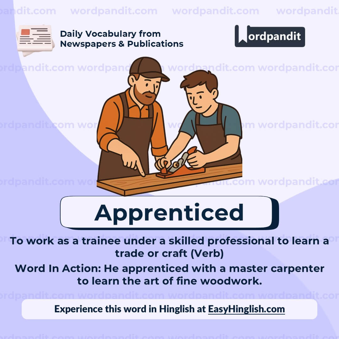 Apprenticed