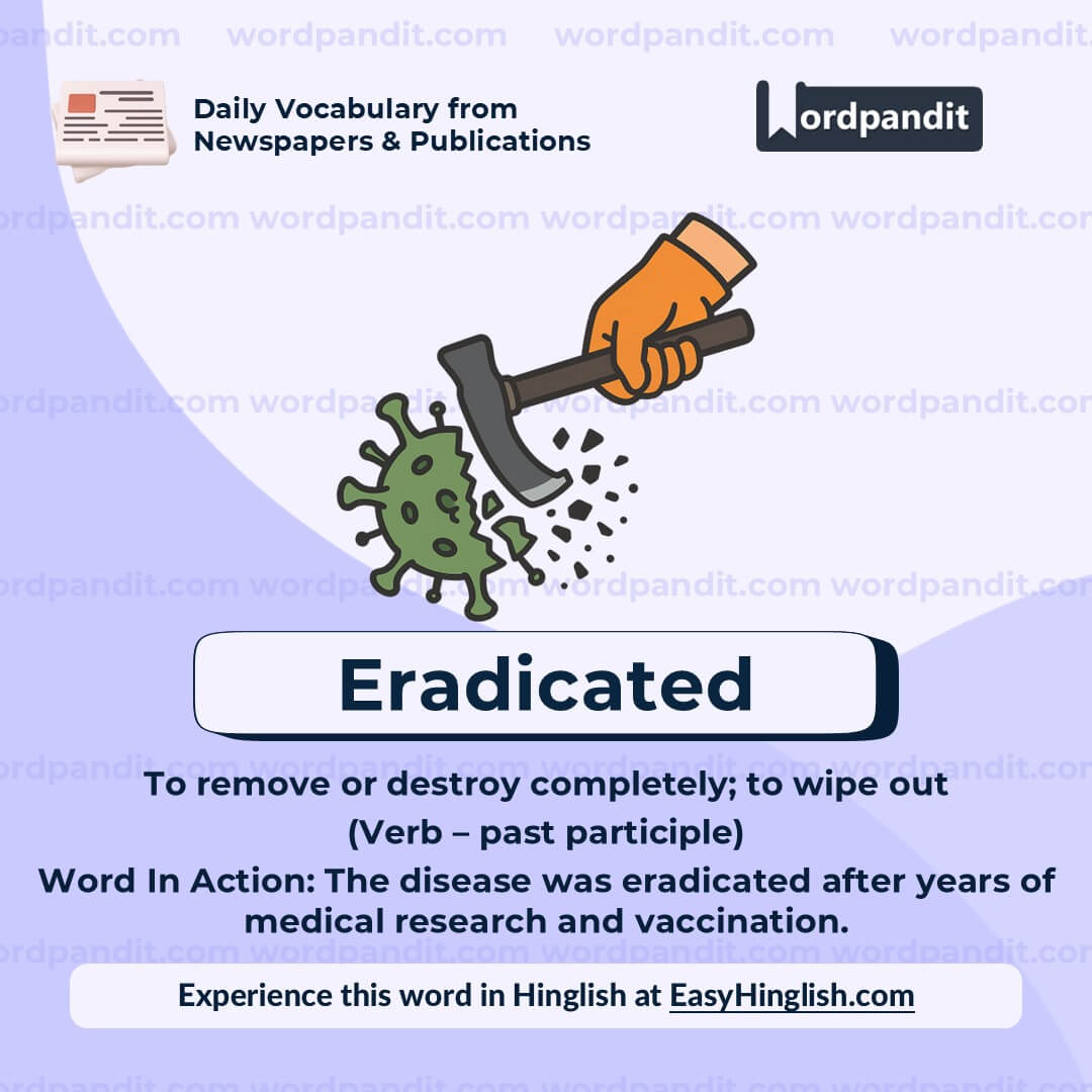 Eradicated
