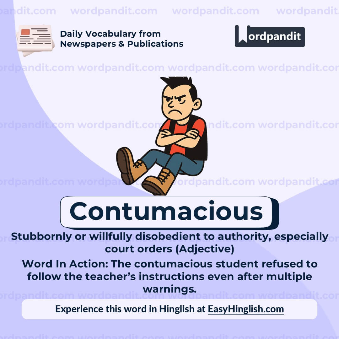 Contumacious Contumacious