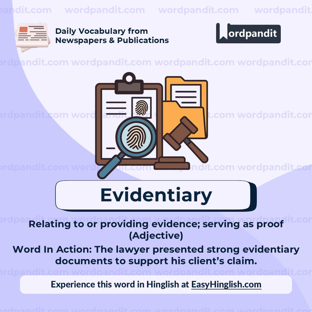 Evidentiary Evidentiary