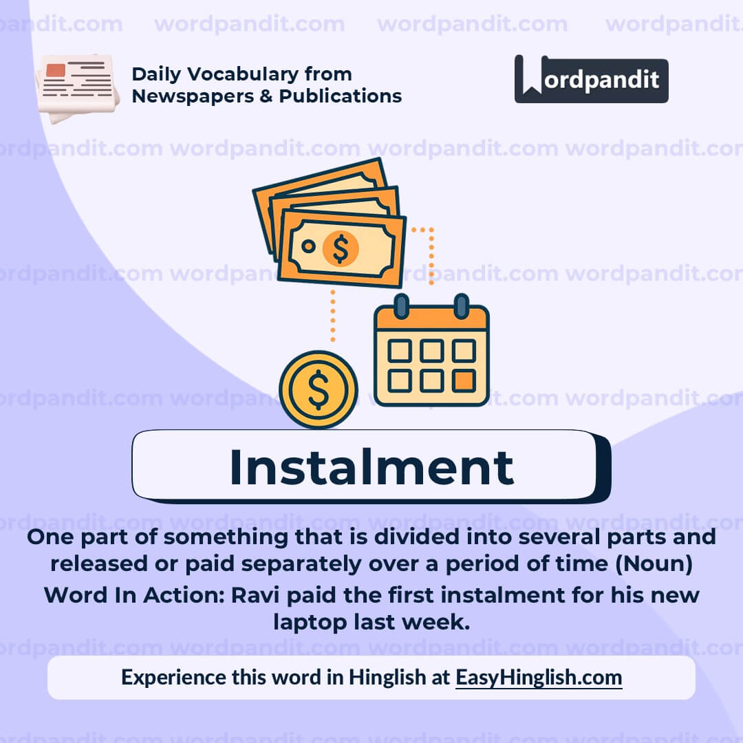 Instalment Instalment