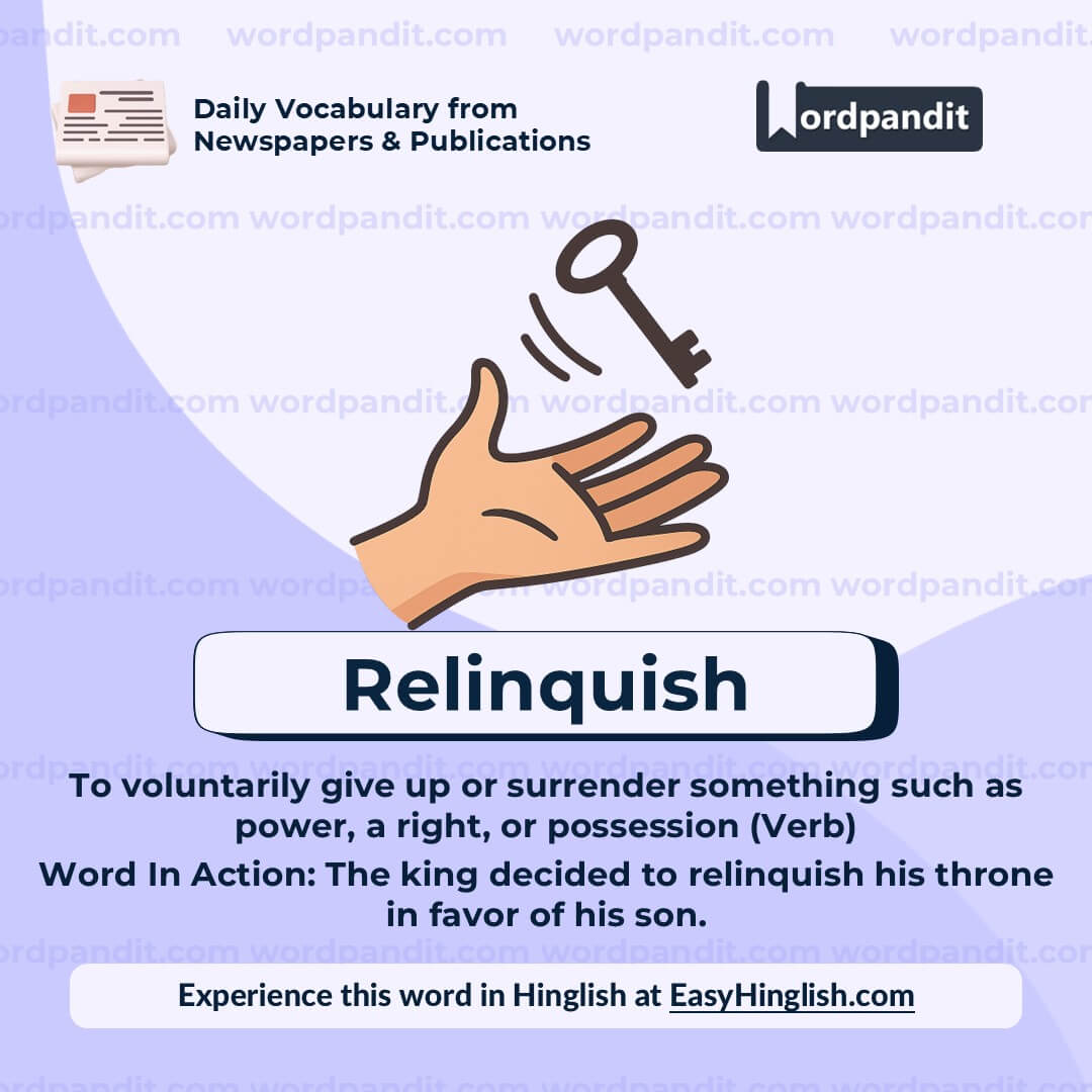 Relinquish